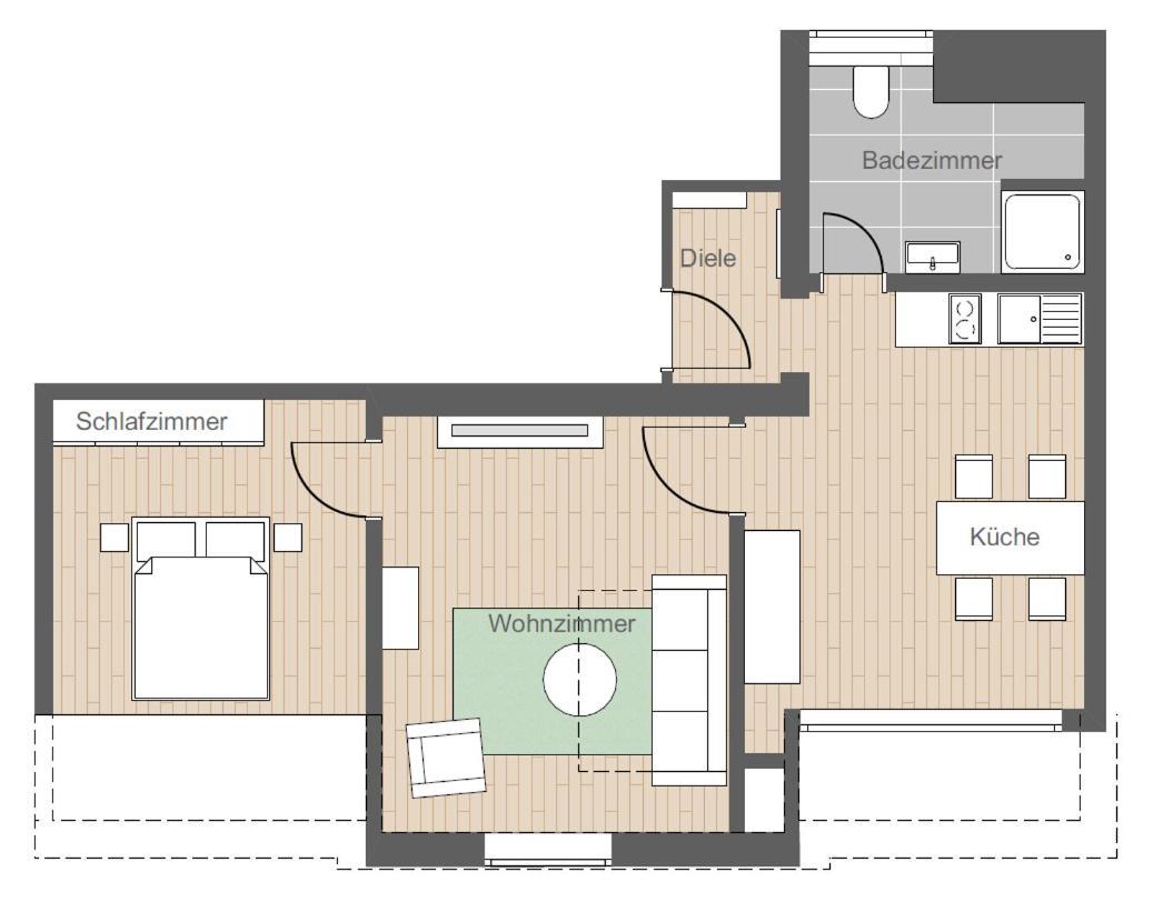 Frisch Renovierte Haldenblick Fuer 2-4 Personen, Zentral Gelegen Apartment Essen